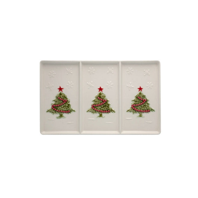 Christmas Tray 3 Divisions