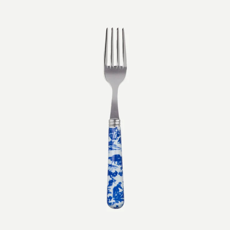 Toile de jouy / Small Fork / Blue