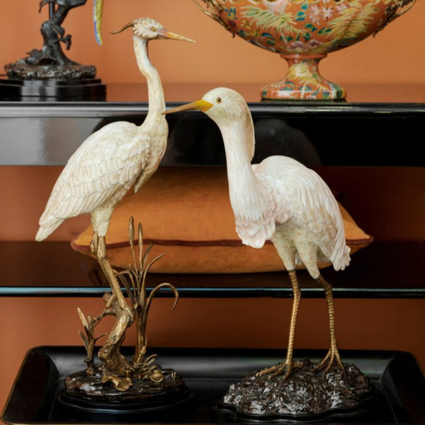 Figurine White Crane