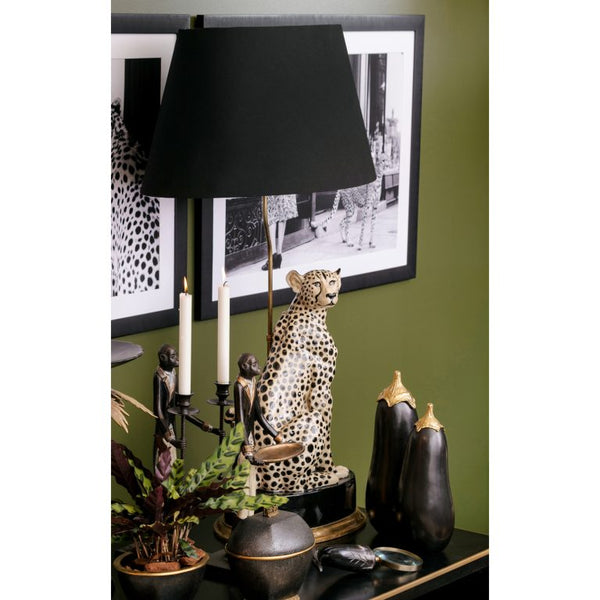 Cheetah Figurine Lamp