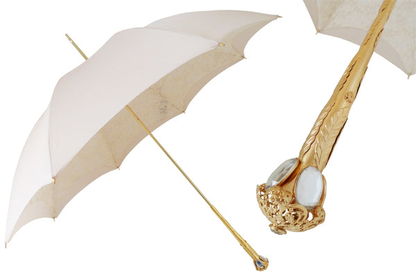 Very Elegant Ecru Parasol Umbrella