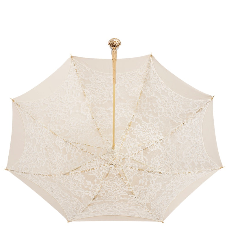 Very Elegant Ecru Parasol Umbrella