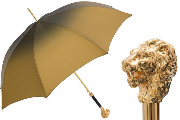 Iconic Golden Lion Umbrella