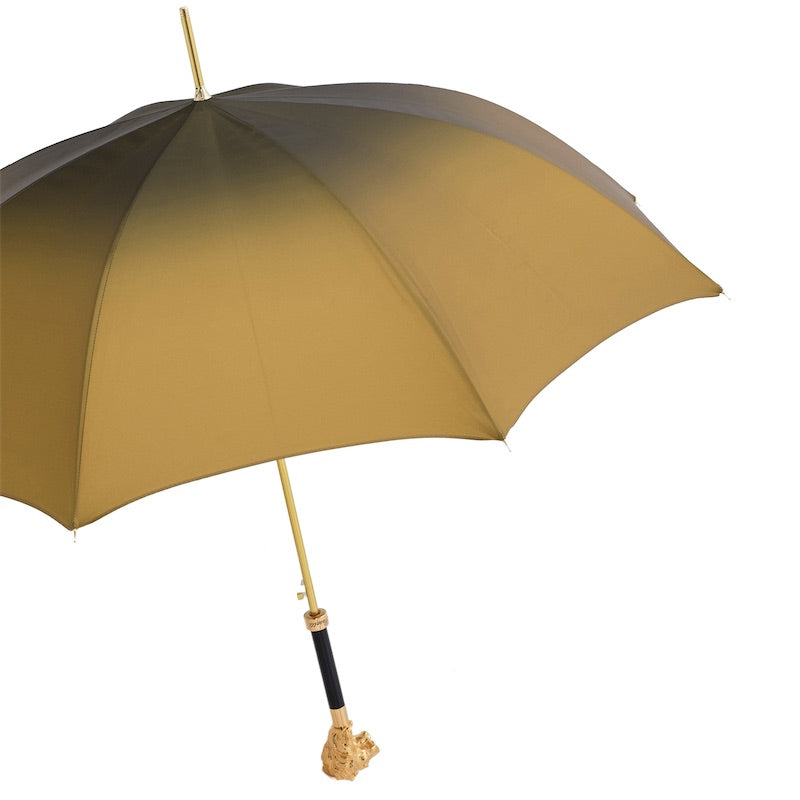 Iconic Golden Lion Umbrella