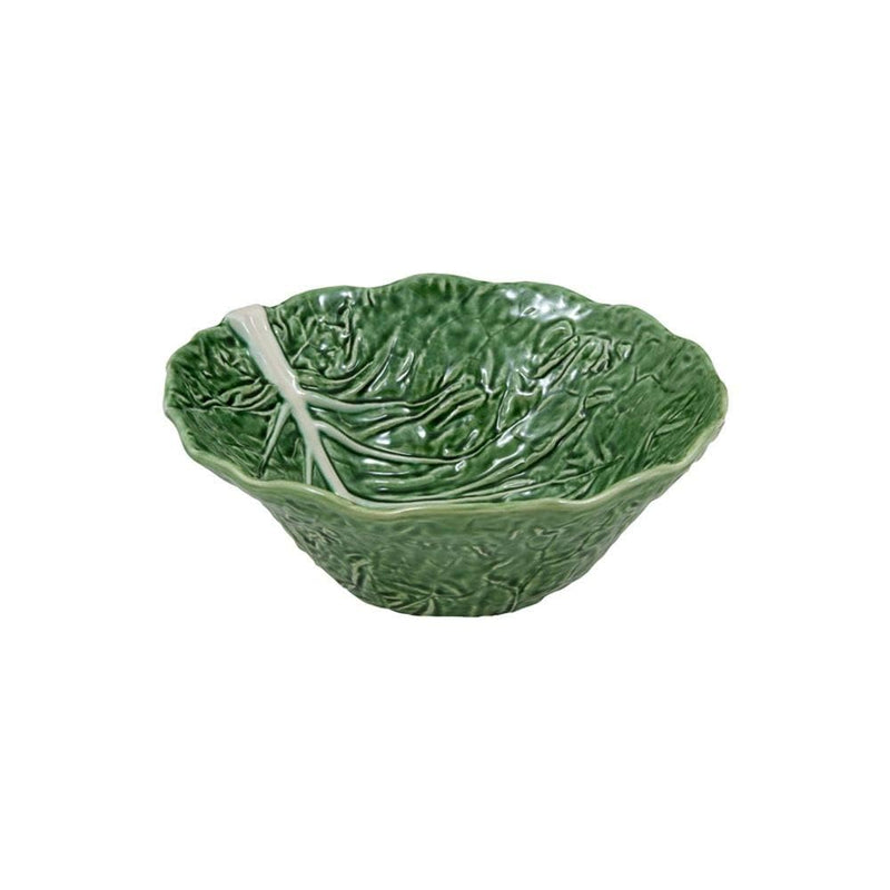 Cabbage Leaf Deep Salad Serving Bowl