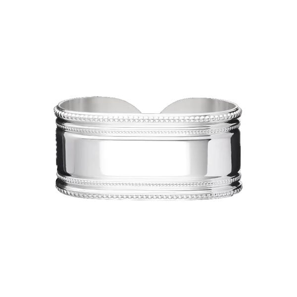 Marie Rose- Silver Plated Napkin Ring Set of Six