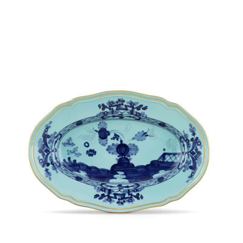 Oriente Italiano- Iris Oval Pickle Dish