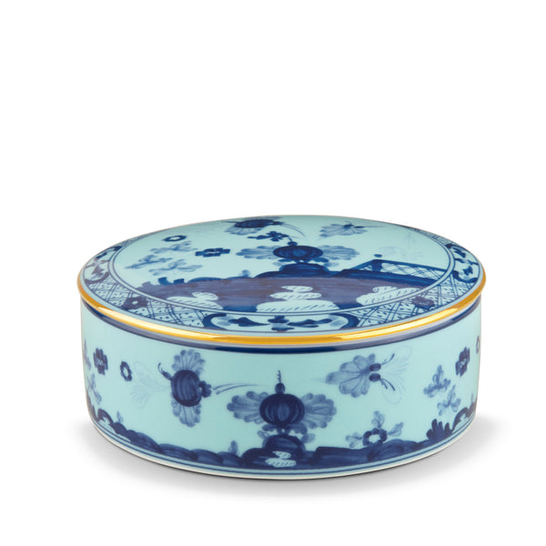 Oriente Italiano- Iris Round Trinket Box