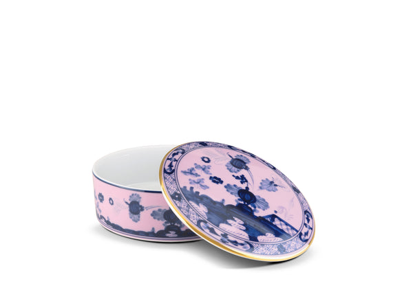 Oriente Italiano- Azalea Round Trinket box