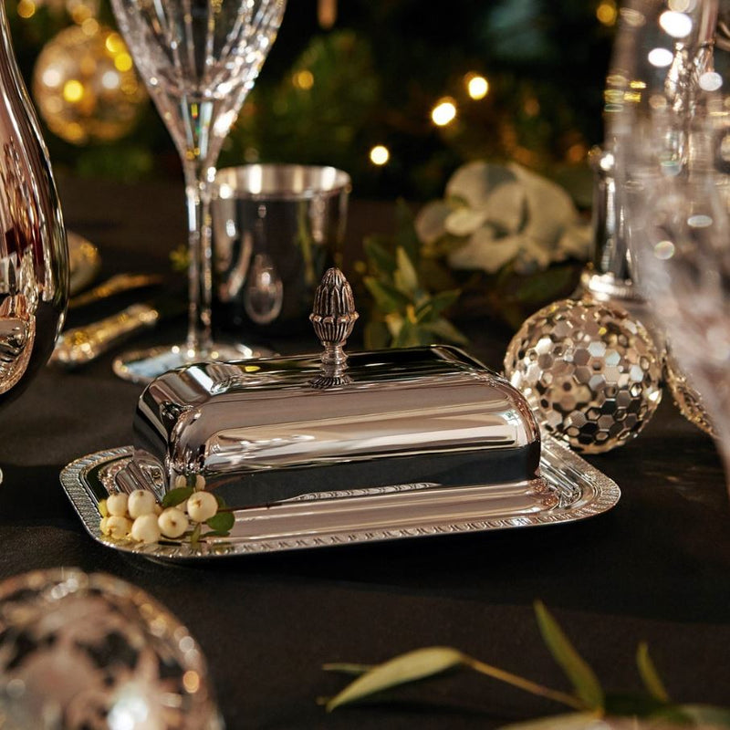 Malmaison - Silver plated Butter dish