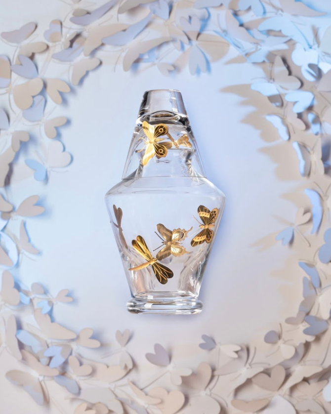 Fly Fusion Bedside Decanter Gilded