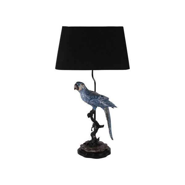 Blue Parrot Lamp (Left Oriented)