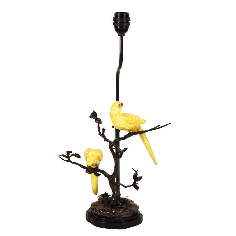 Yellow Parrots Lamp