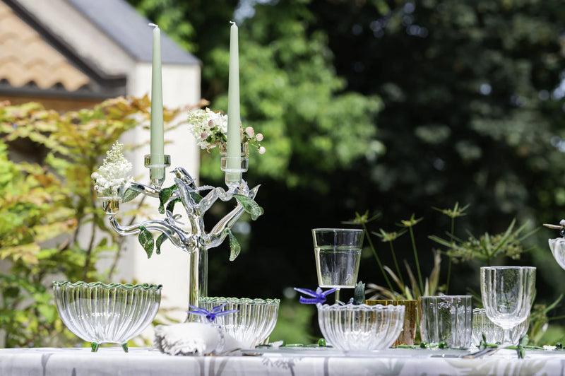 Glass Eden Candelholder