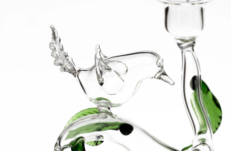 Glass Eden Candelholder