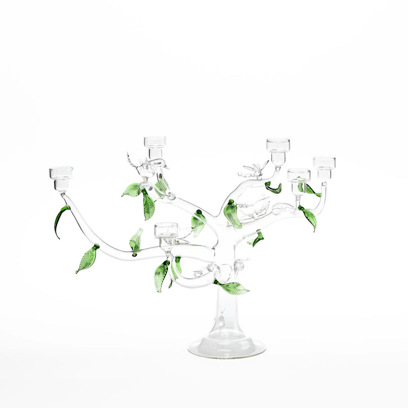 Glass Eden Candelholder