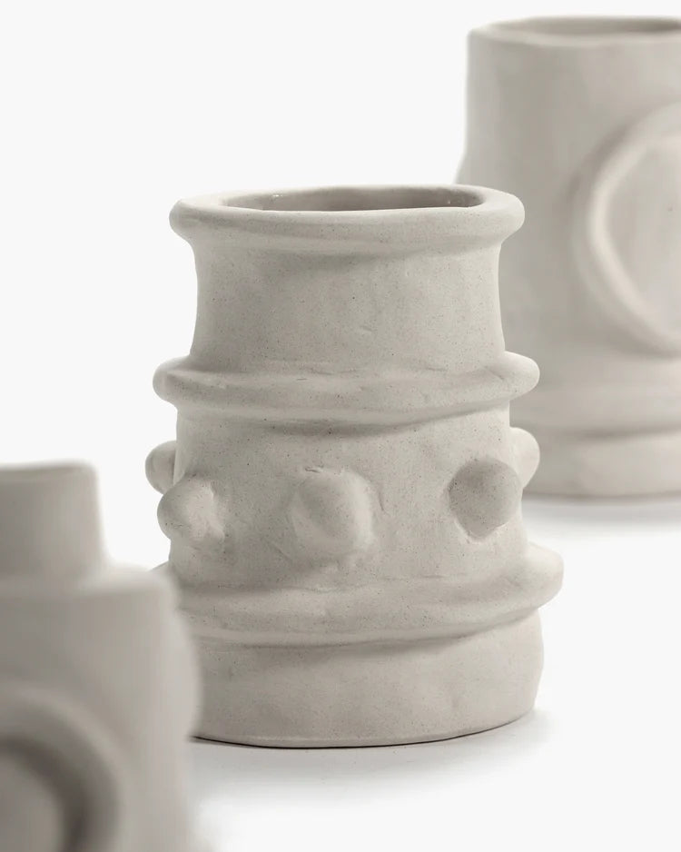 Vase Set of 6 beige Molly