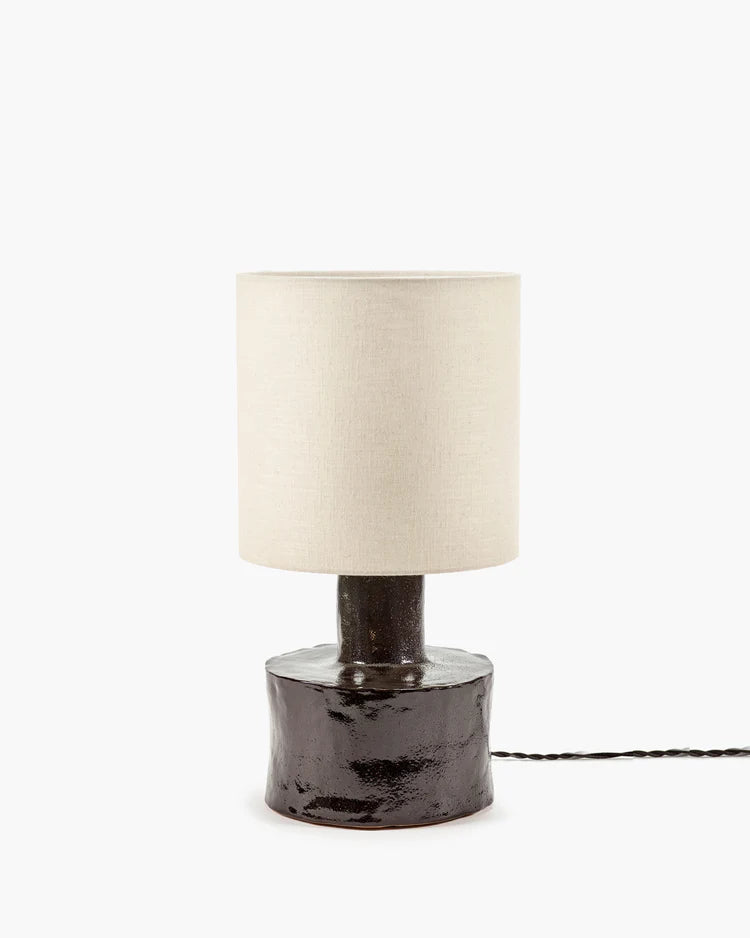 Table Lamp Black Beige Catherine