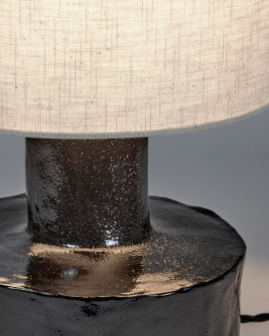 Table Lamp Black Beige Catherine