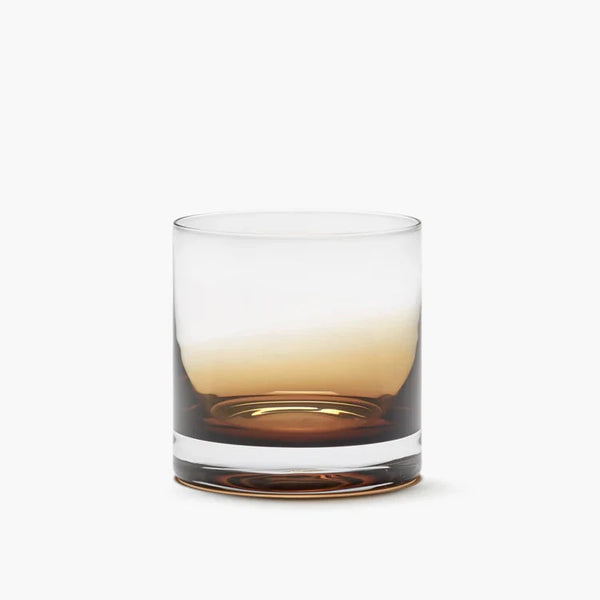 Whisky Glass Amber Zuma Set of Four