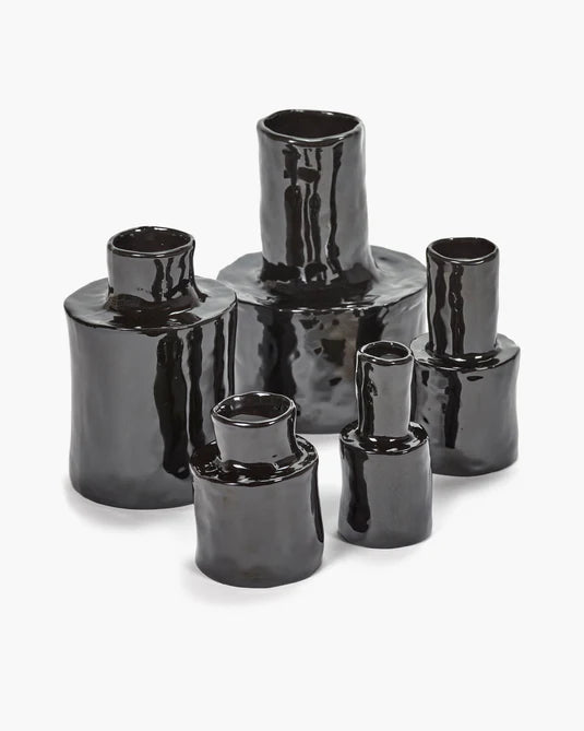 Helena Black Vase S