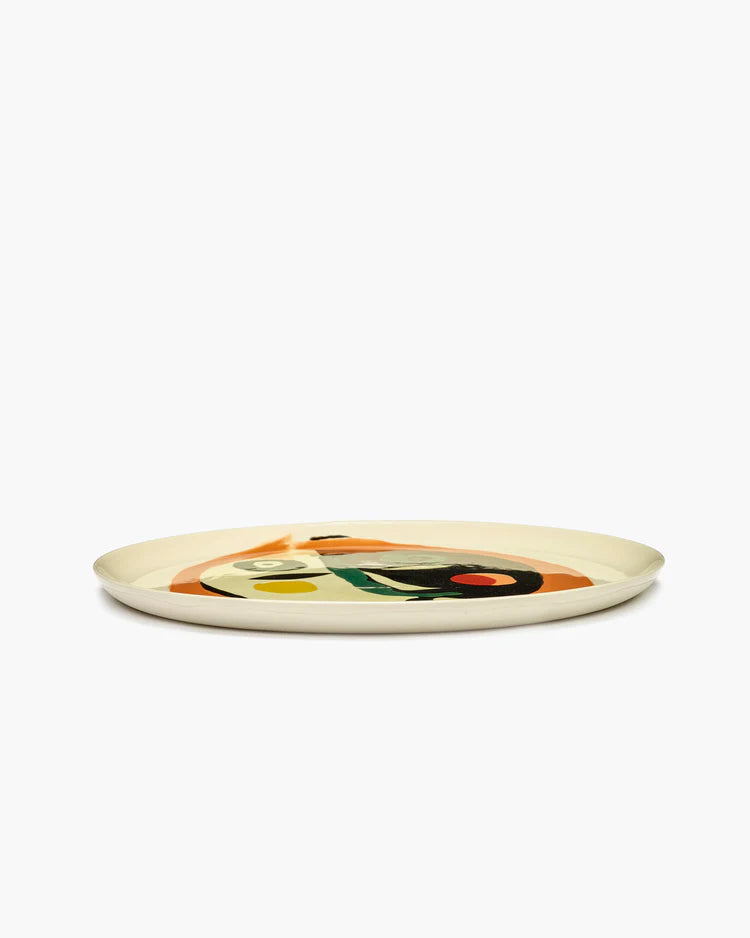 Serving Plate with Face Feast- I