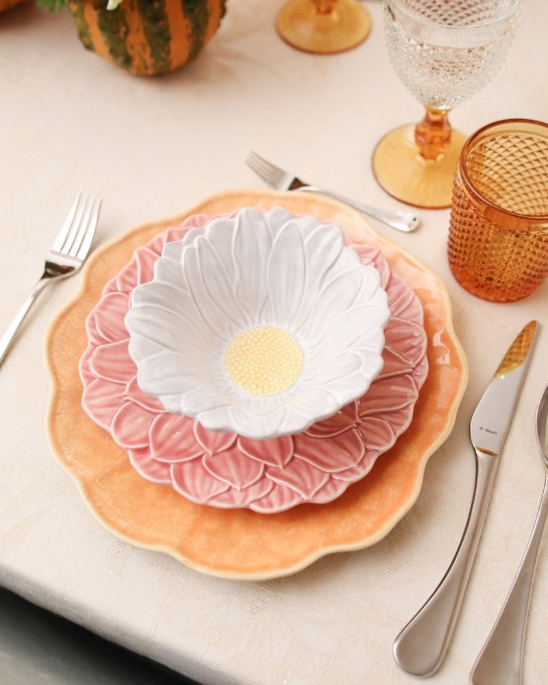 Maria Flower Plate 28cm rose