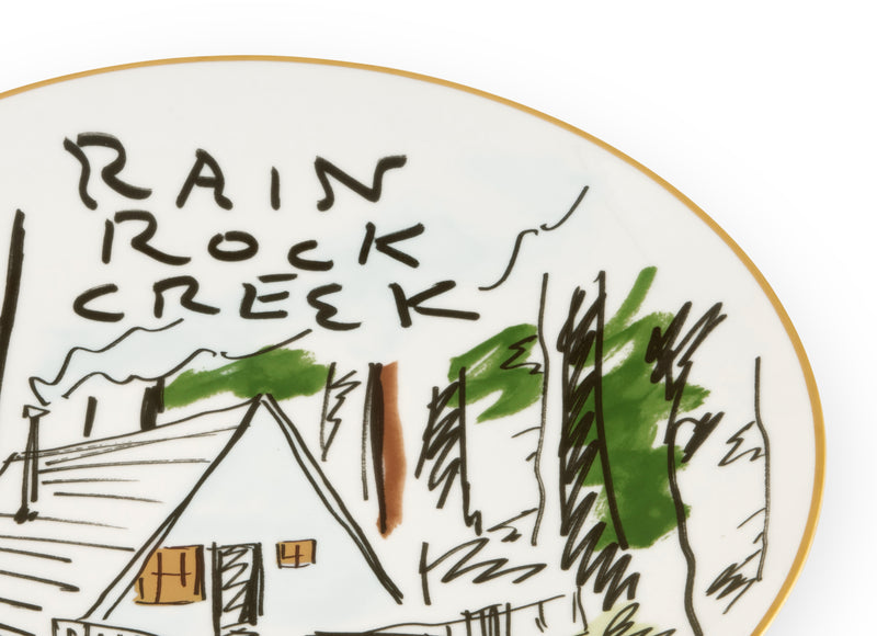 Profumi Luchino - Rain Rock Creek Plate 27cm