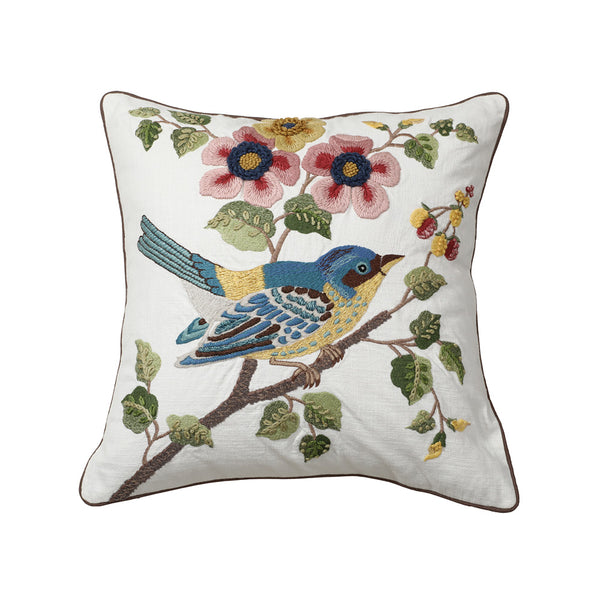 Birds on Branch Cushion Cover