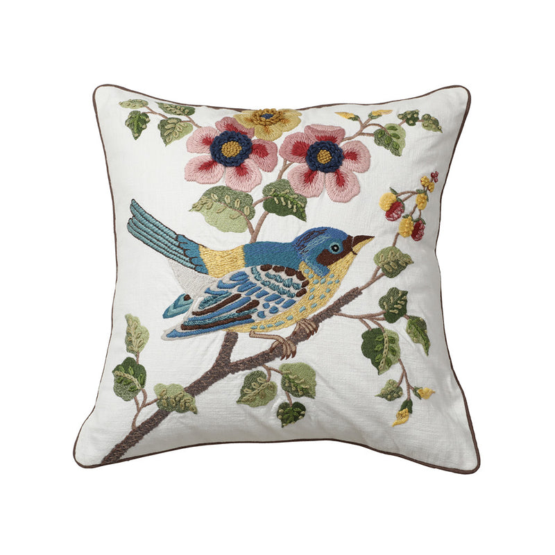 Birds on Branch Cushion Cover