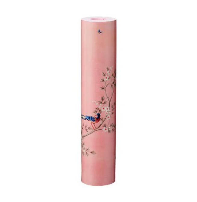 Chinoirserie Candle Stick Pink 24cm