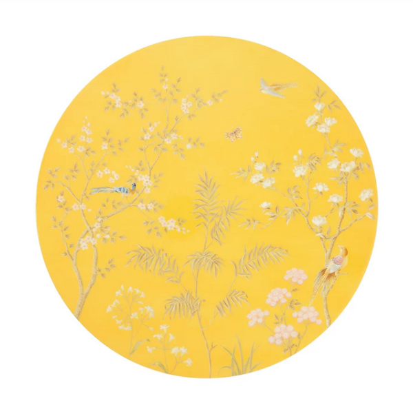 Yellow Chinoiserie Placemats - Set of 4