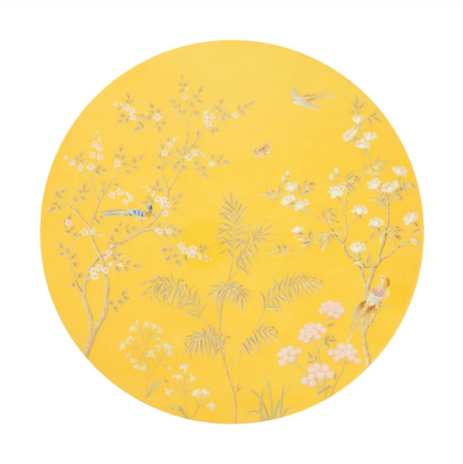 Yellow Chinoiserie Placemats - Set of 4