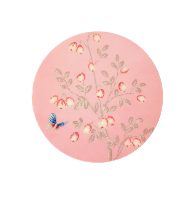 Pink Chinoiserie Coasters - Set of 4