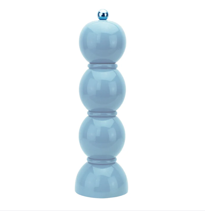 Periwinkle Bobbin Salt or Pepper Mill