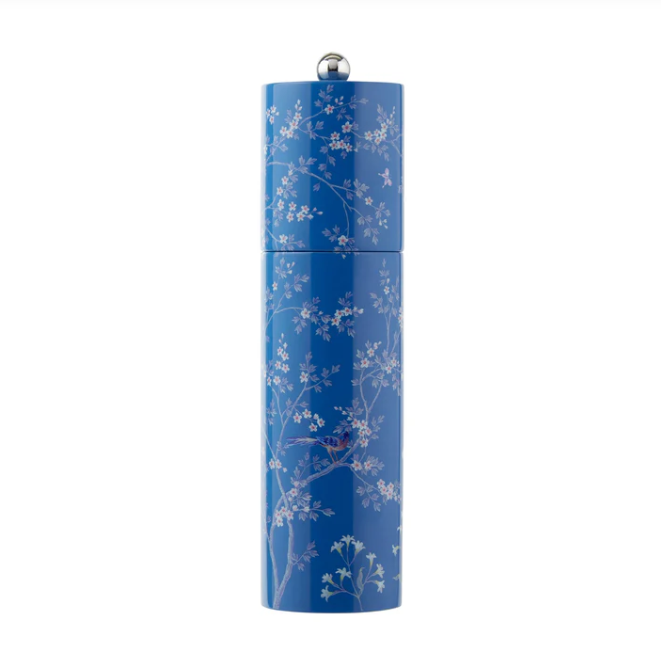 Blue Chinoiserie Salt or Pepper Mill