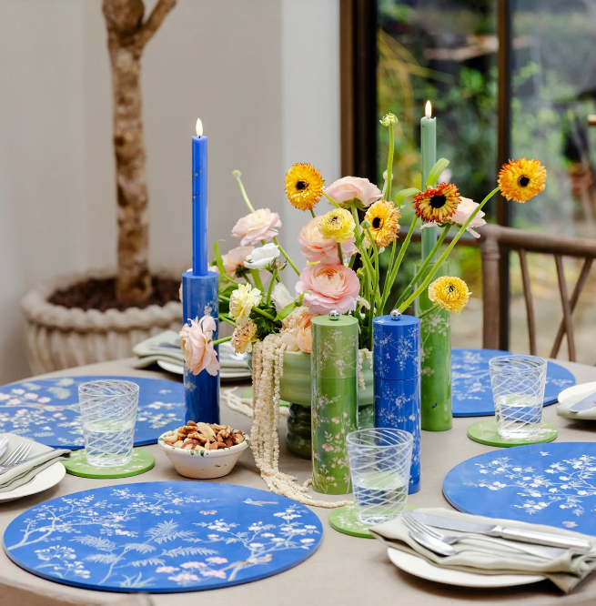 Blue Chinoiserie Placemats - Set of 4