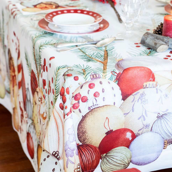 Jingle Tablecloth 180X360cm