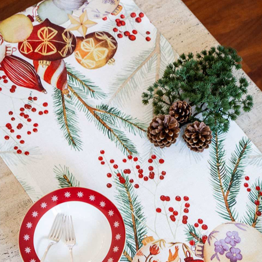 Jingle Table Runner 50x150cm