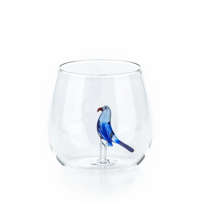 Tropical birds glasses Round glasses