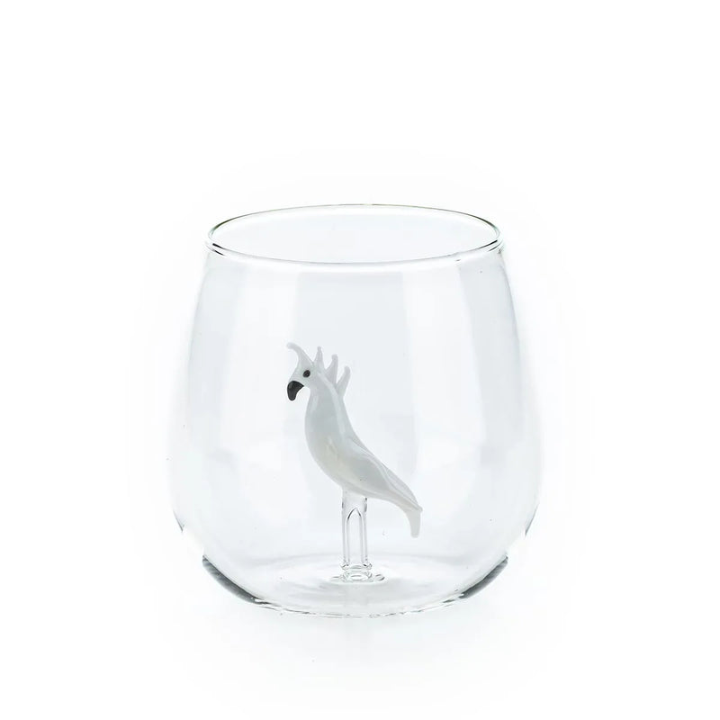 Tropical birds glasses Round glasses