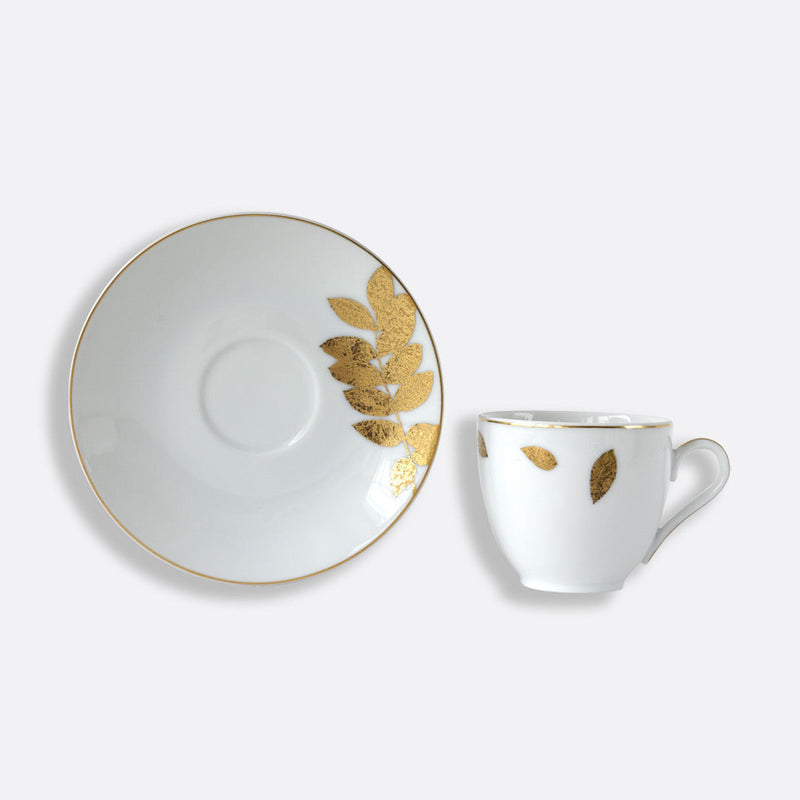 Vegetal OR Set of 2 Coffee Cups and Saucers