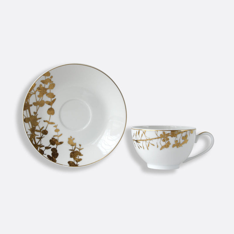 Vegetal OR Set of 2 Tea Cups and Saucers