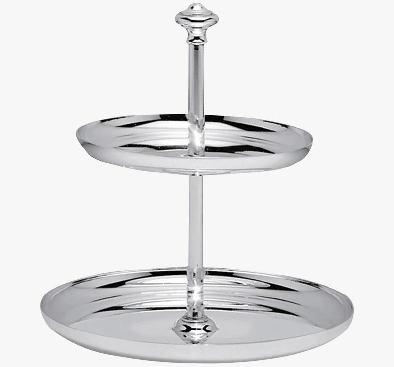 Albi- Silver Plated Two Tier Pastry Stand