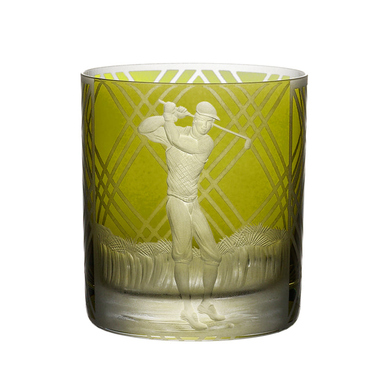 Golf Double Old Fashioned Olive Pair