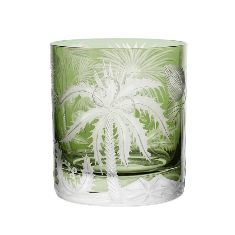 Primeval Palms Double Old Fashioned Pair