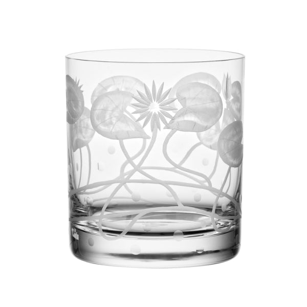 Water Lilies Double Old Fashioned Clear