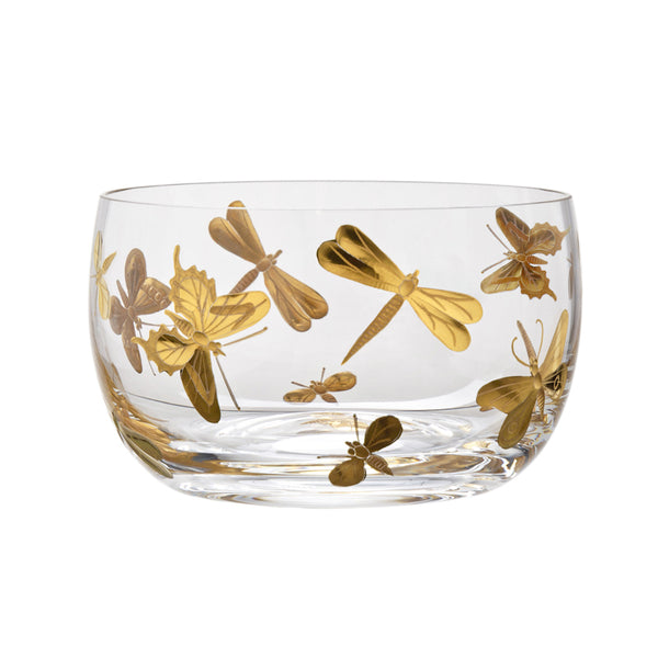 Fly Fusion Small Round Gilded Bowl