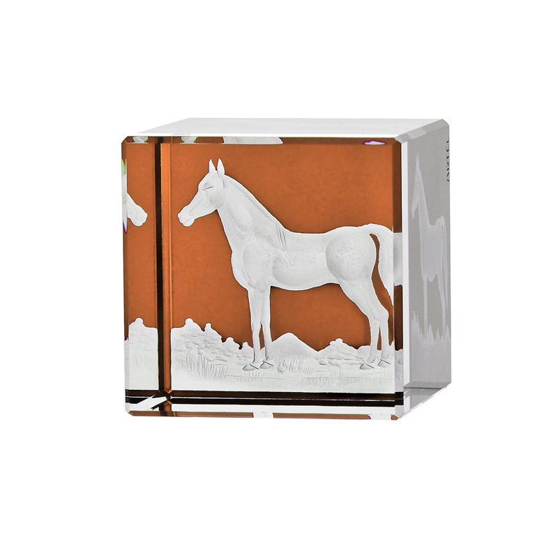 Horse Square Paperweight