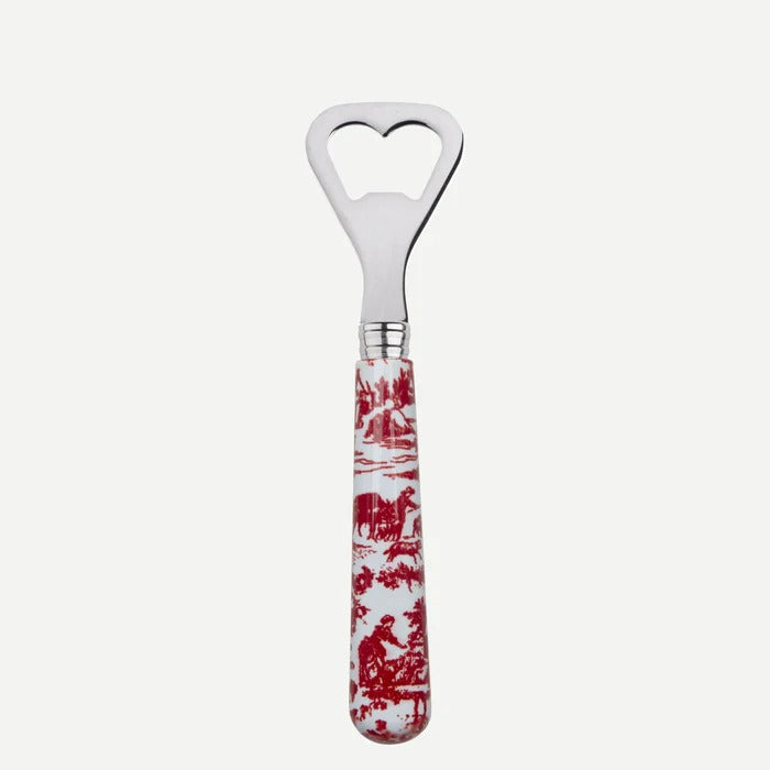 Toile de jouy / Bottle Opener / Red